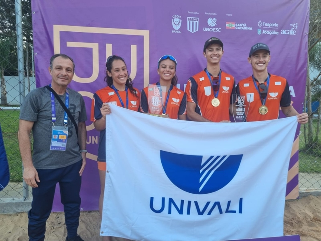 Atletas da Univali são medalhistas nos Jogos Universitários Catarinenses