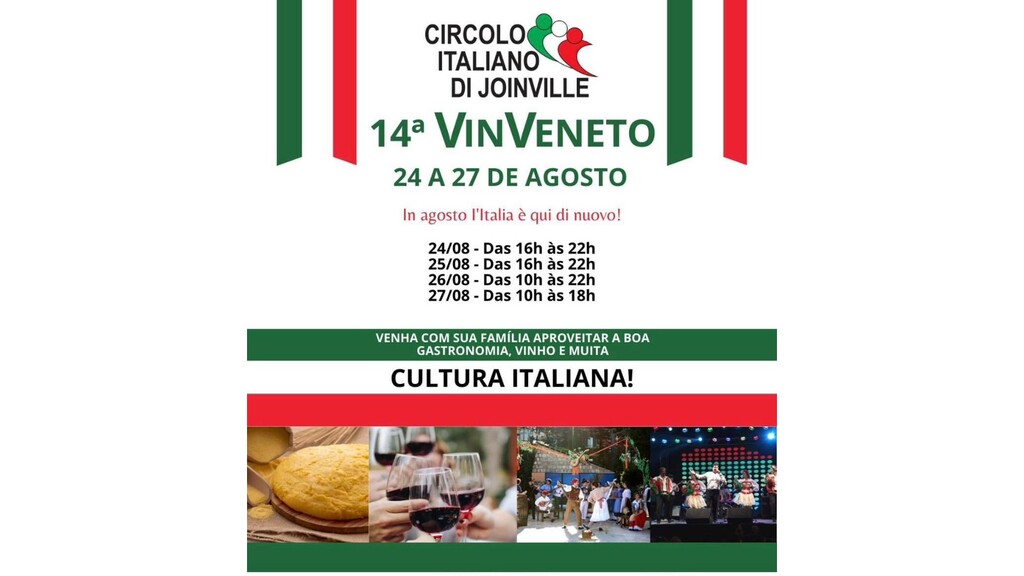 VinVeneto retorna em grande estilo para celebrar a cultura italiana em Joinville