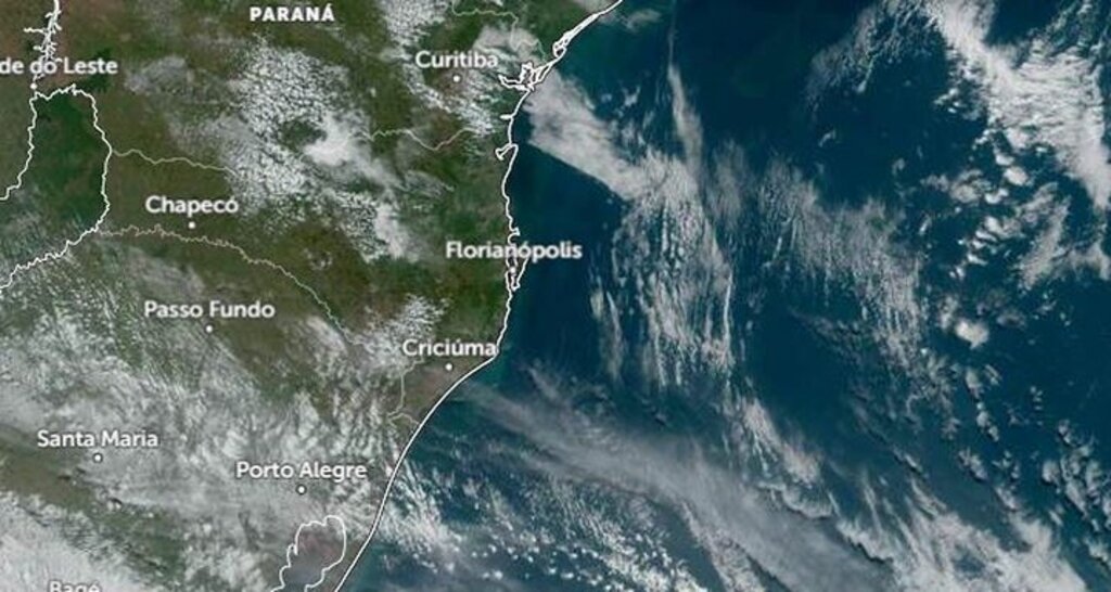 Ciclone extratropical provoca instabilidades em Santa Catarina com previsão de temporais isolados