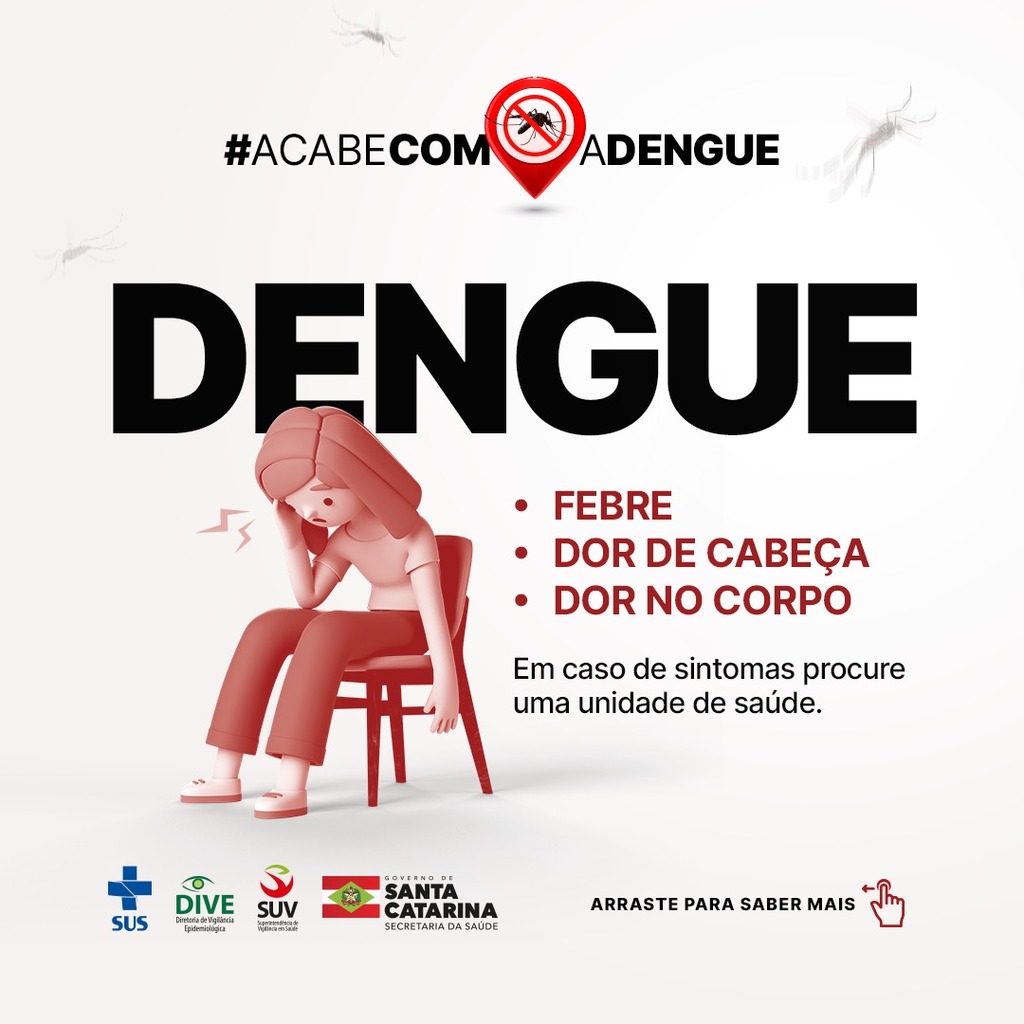 Saúde reforça os cuidados para prevenção da dengue em SC