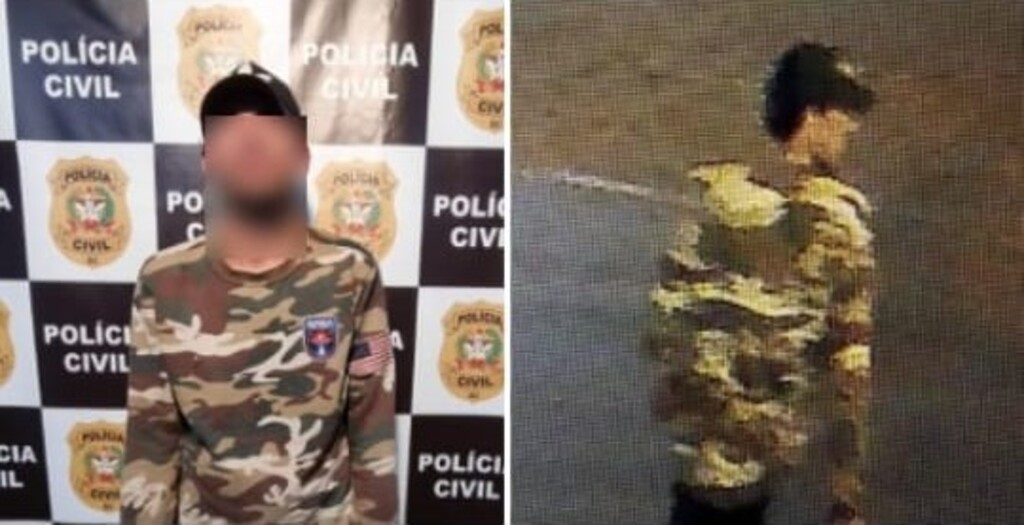 Preso autor de homicídio ocorrido na manhã de quarta-feira (26), em Lages
