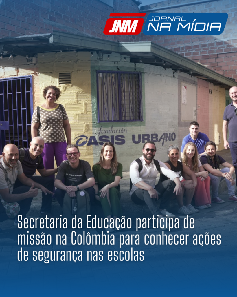 Secretaria da Educação participa de missão na Colômbia para conhecer ações de segurança nas escolas