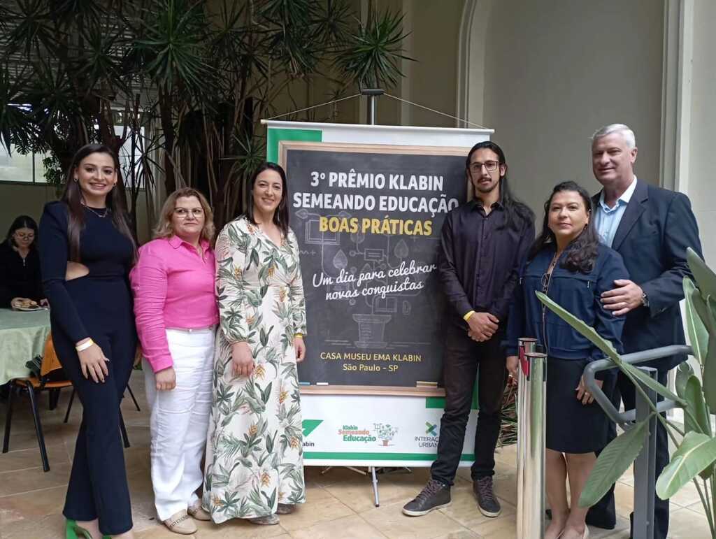 Dois projetos de Otacilio Costa foram premiados no 3° Prêmio Klabin Semeando Educação em São Paulo