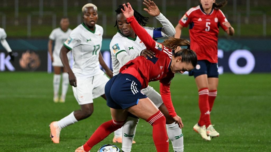 Em jogo de eliminadas, Zâmbia vence Costa Rica por 3 a 1 na Copa do Mundo feminina