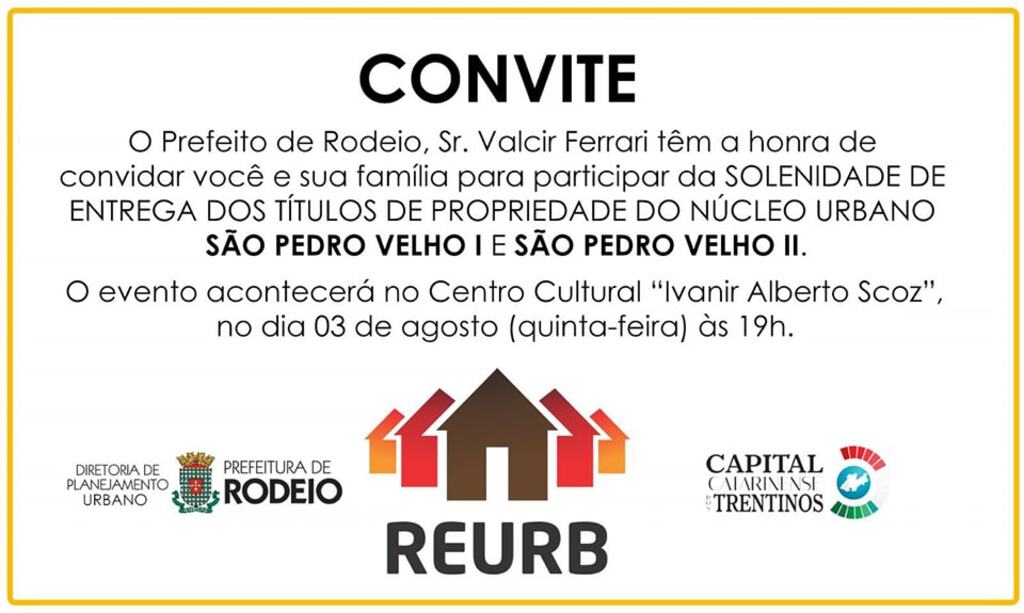 SOLENIDADE DE ENTREGA