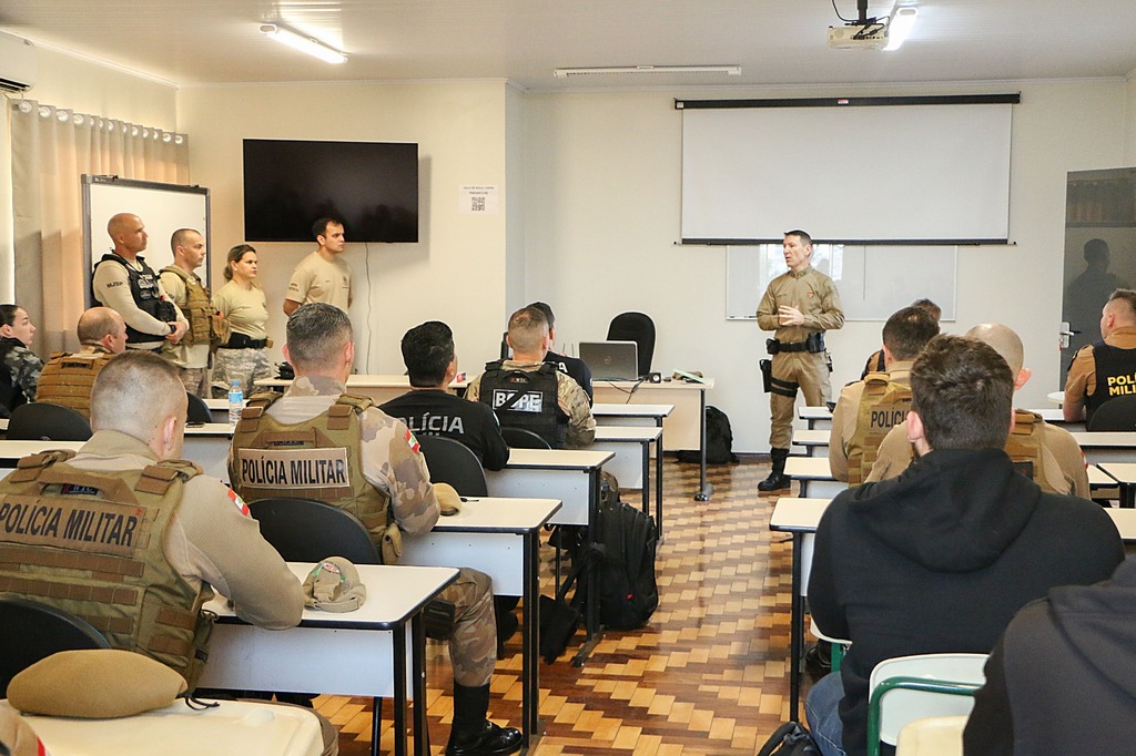 São Miguel do Oeste sedia Curso de Atendimento Pré-hospitalar Tático para Profissionais da Segurança Pública