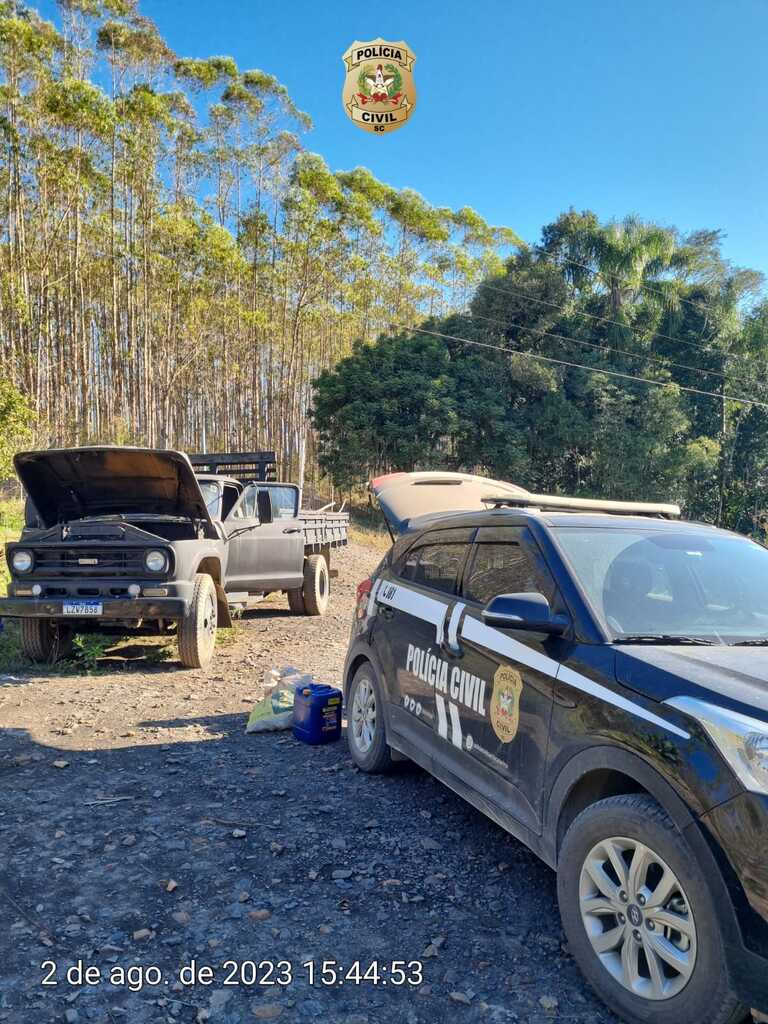 POLÍCIA CIVIL RECUPERA CAMINHÃO OBTIDO ATRAVÉS DO GOLPE DO FALSO COMPROVANTE DE PIX