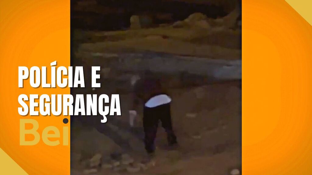 VÍDEO: Idoso é flagrado furtando pedras do calçamento em praça de Santa Maria