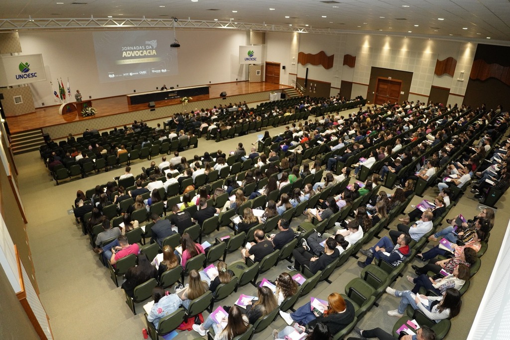 Jornada da Advocacia reúne mais de 600 pessoas na Unoesc São Miguel