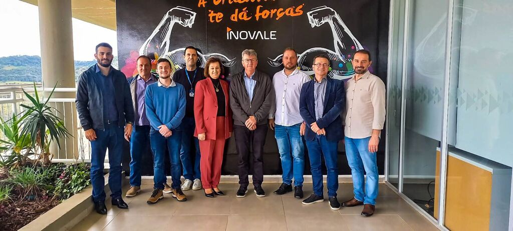 Administração Municipal de Capinzal, Acirp e Incotur em visita ao Polo Inovale de Joaçaba