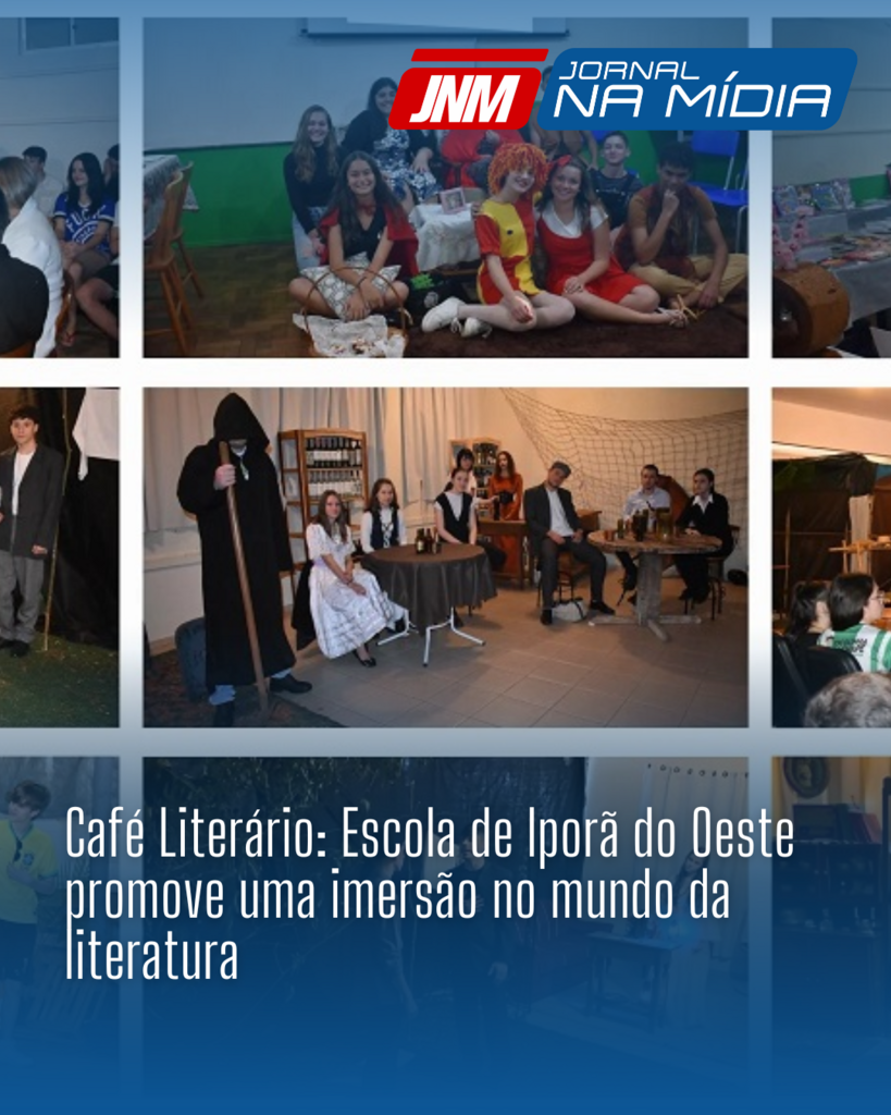 Café Literário: Escola de Iporã do Oeste promove uma imersão no mundo da literatura