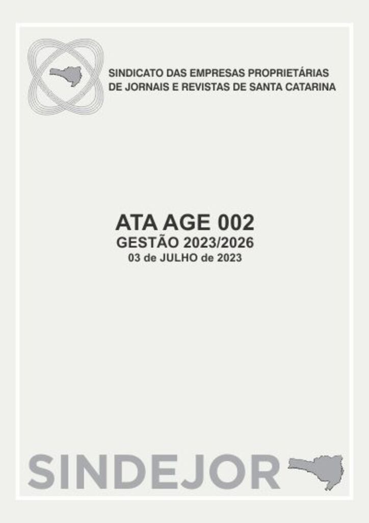 ATA AGE 002 - GESTÃO 2023/2026 - 03 de JULHO de 2023