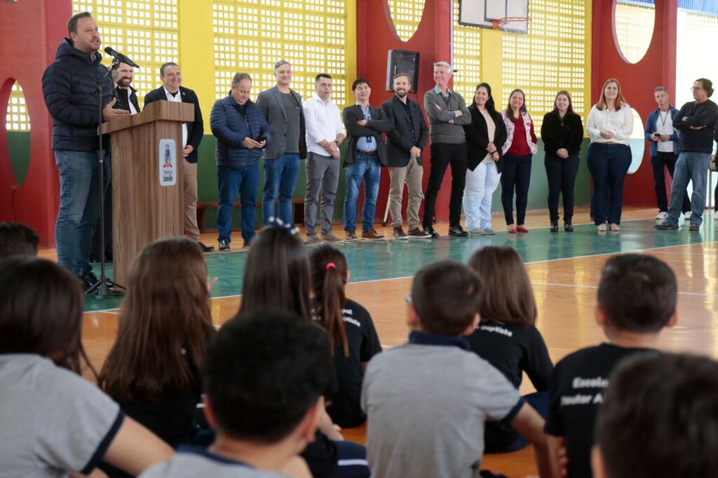 Escola Municipal Zona Sul de Joinville recebe investimento para ampliação e reforma