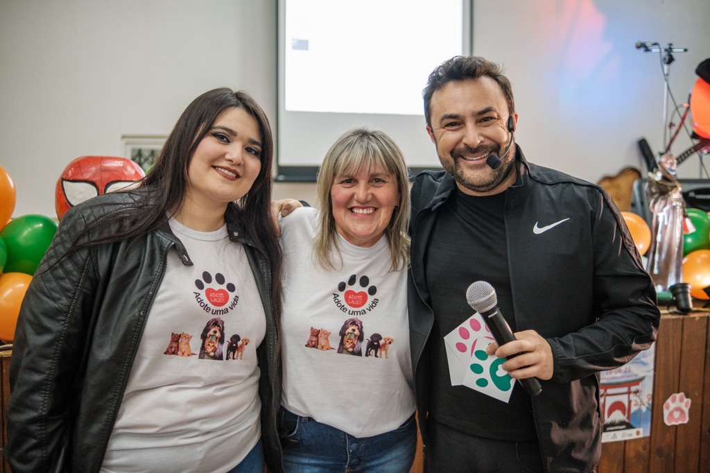 Jantar em prol da proteção animal em Lages com o deputado Marcius Machado