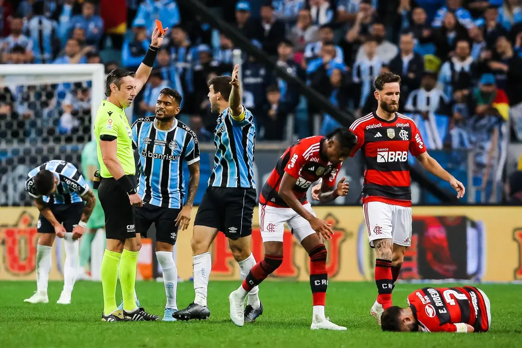  - Lance do jogo de ida na semifinal da Copa do Brasil 2023. Foto: Icon sport.