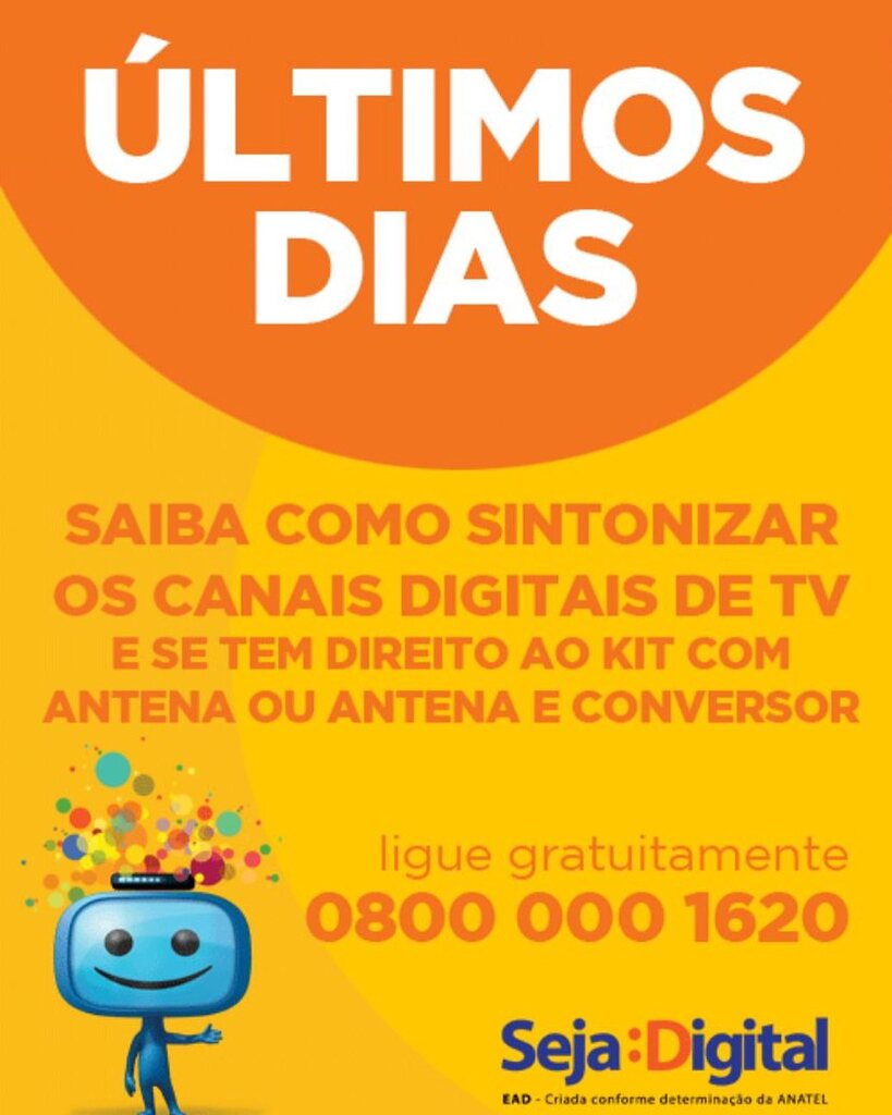 PROGRAMA DIGITALIZA BRASIL ENCERRA OS AGENDAMENTOS EM 25 DE AGOSTO