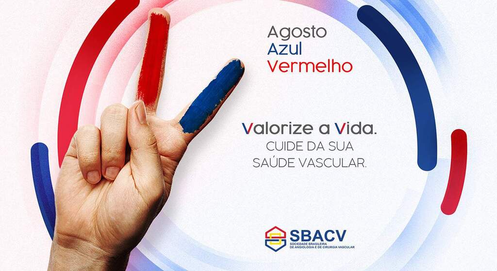 Agosto Azul e Vermelho alerta para a importância da saúde vascular