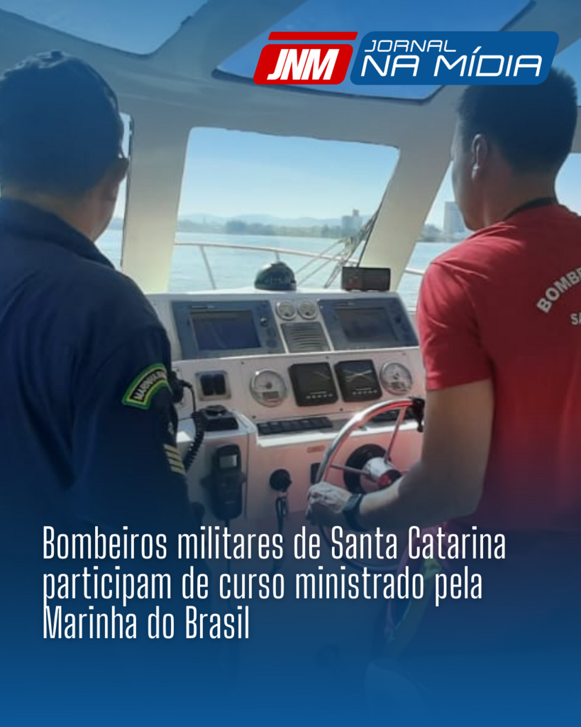 Bombeiros militares de Santa Catarina participam de curso ministrado pela Marinha do Brasil