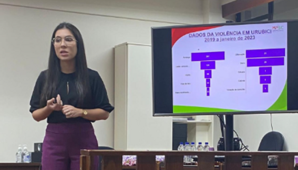 Promotora de Justiça apresenta dados sobre violência de gênero em Urubici e reforça compromisso do MPSC na busca por justiça e acolhimento das vítimas