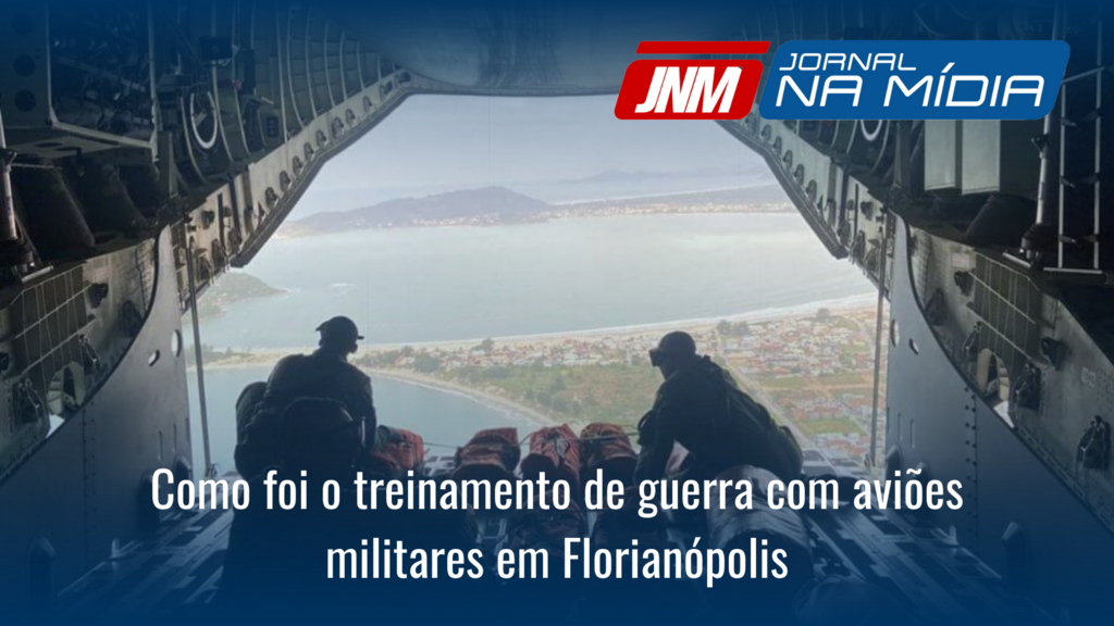 Como foi o treinamento de guerra com aviões militares em Florianópolis