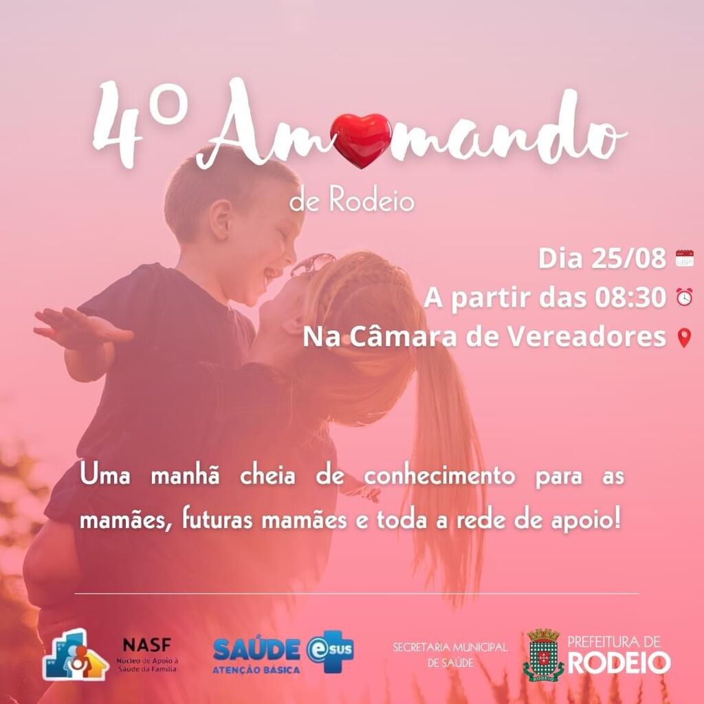 PARTICIPE DO 4º AMAMANDO DE RODEIO ALUSIVO AO AGOSTO DOURADO