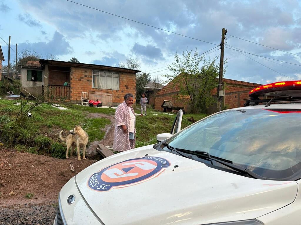 Defesa Civil registra 44 atendimentos devido à chuva de granizo 