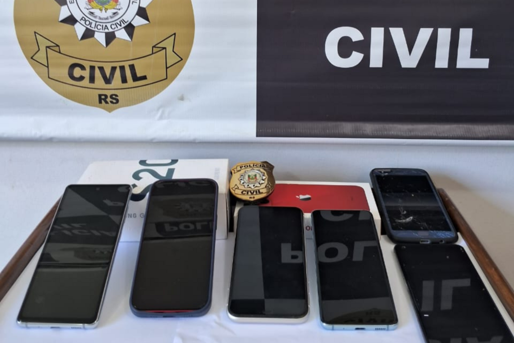 Smartphones avaliados em R$ 23 mil são recuperados em Santa Maria