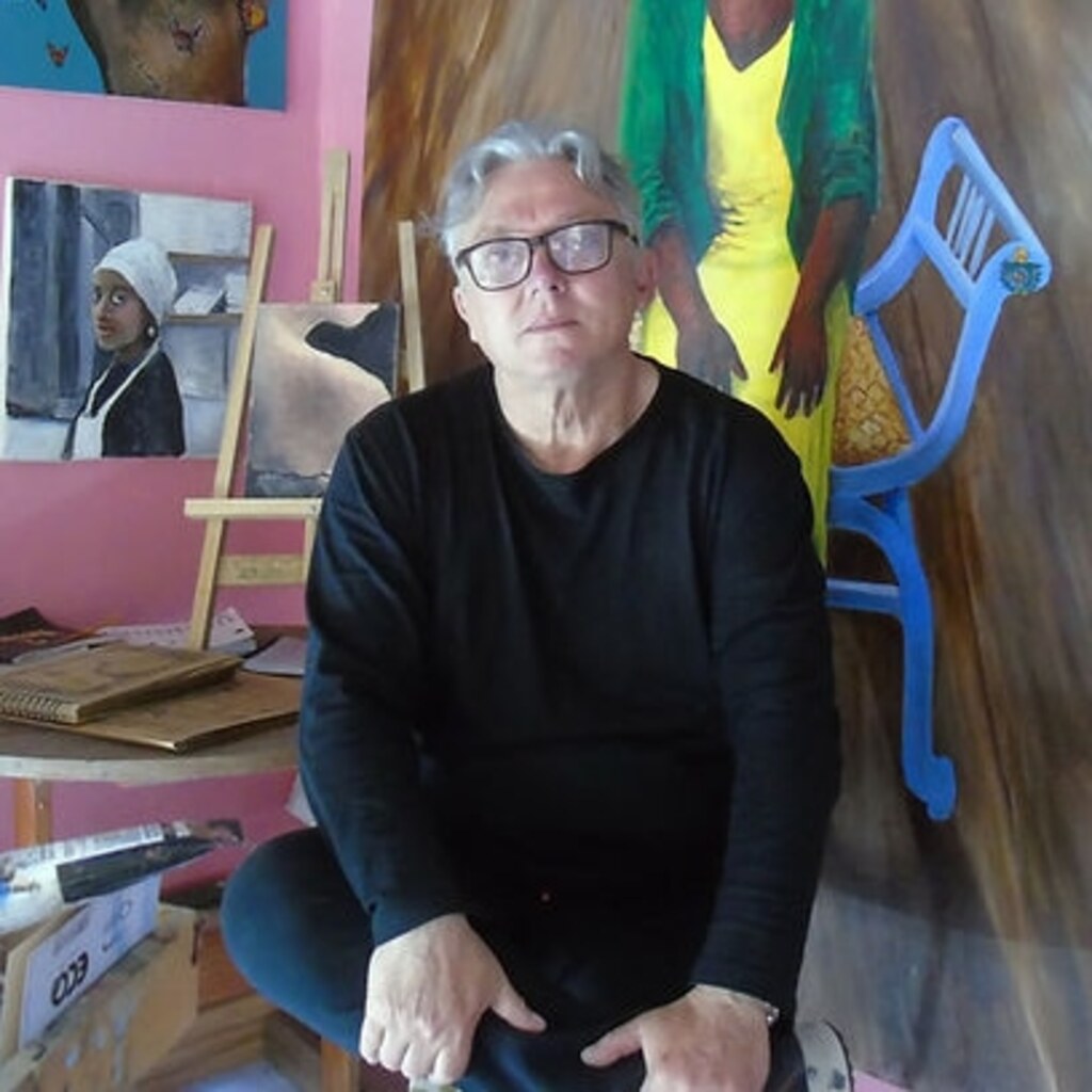 Divulgação DP - Schuster levou para a mostra obras com temática atuais e contundentes, como solidão, violência