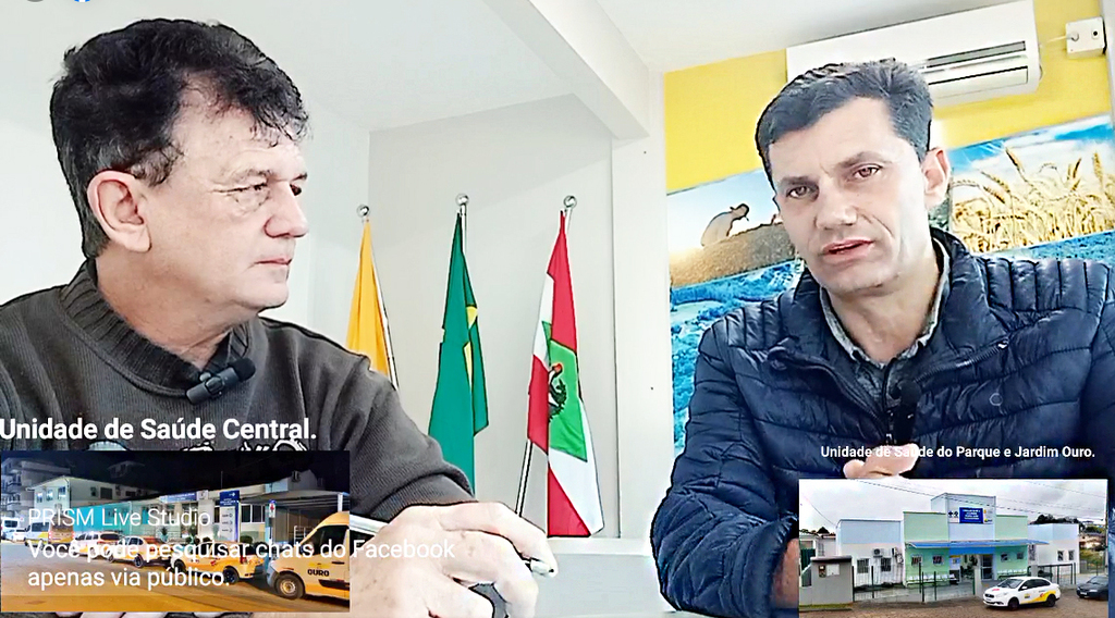 Aldo Azevedo - Foto legenda: O jornalista de O TEMPO jornal de fato, Aldo Azevedo e o prefeito do município de Ouro, Claudir Duarte (Dire), o qual também é presidente do Consórcio Intermunicipal de Saúde do Alto Vale do Rio do Peixe (CISAMARP).