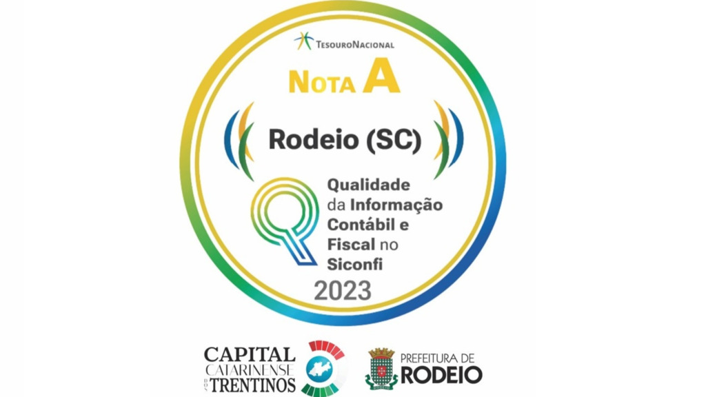 Rodeio é nota A em qualidade da informação contábil da administração pública