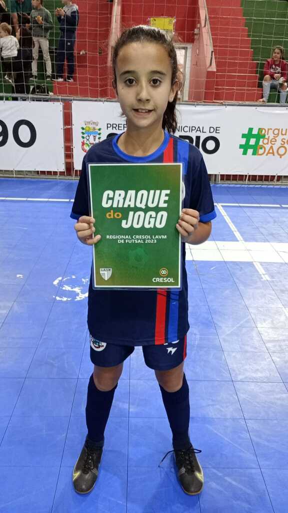 PRAIA GRANDE É CAMPEÃO SUB 11 FEMININO DO REGIONAL CRESOL LAVM DE FUTSAL