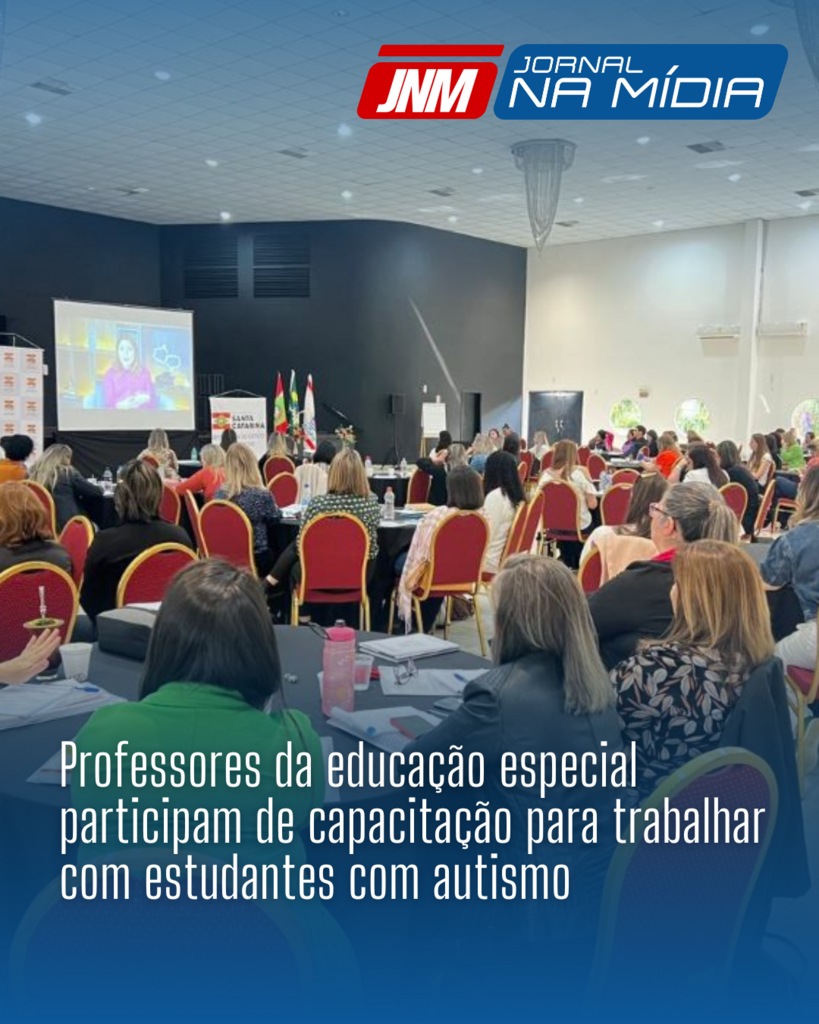 Professores da educação especial participam de capacitação para trabalhar com estudantes com autismo