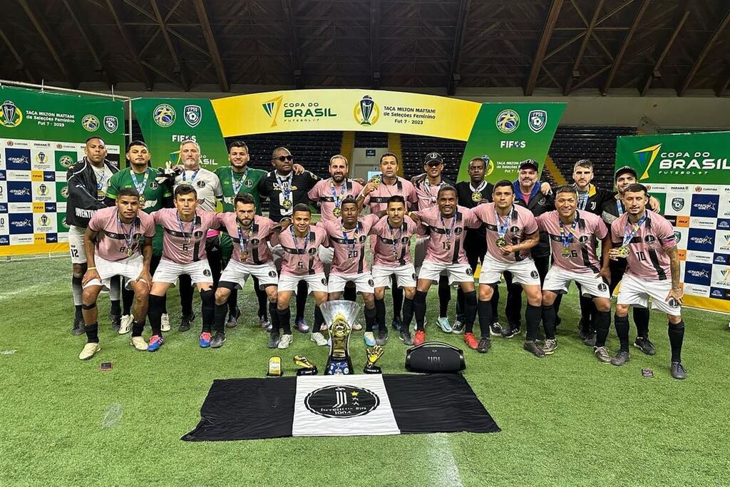 Time de Santa Maria é campeão da Copa do Brasil de Futebol 7