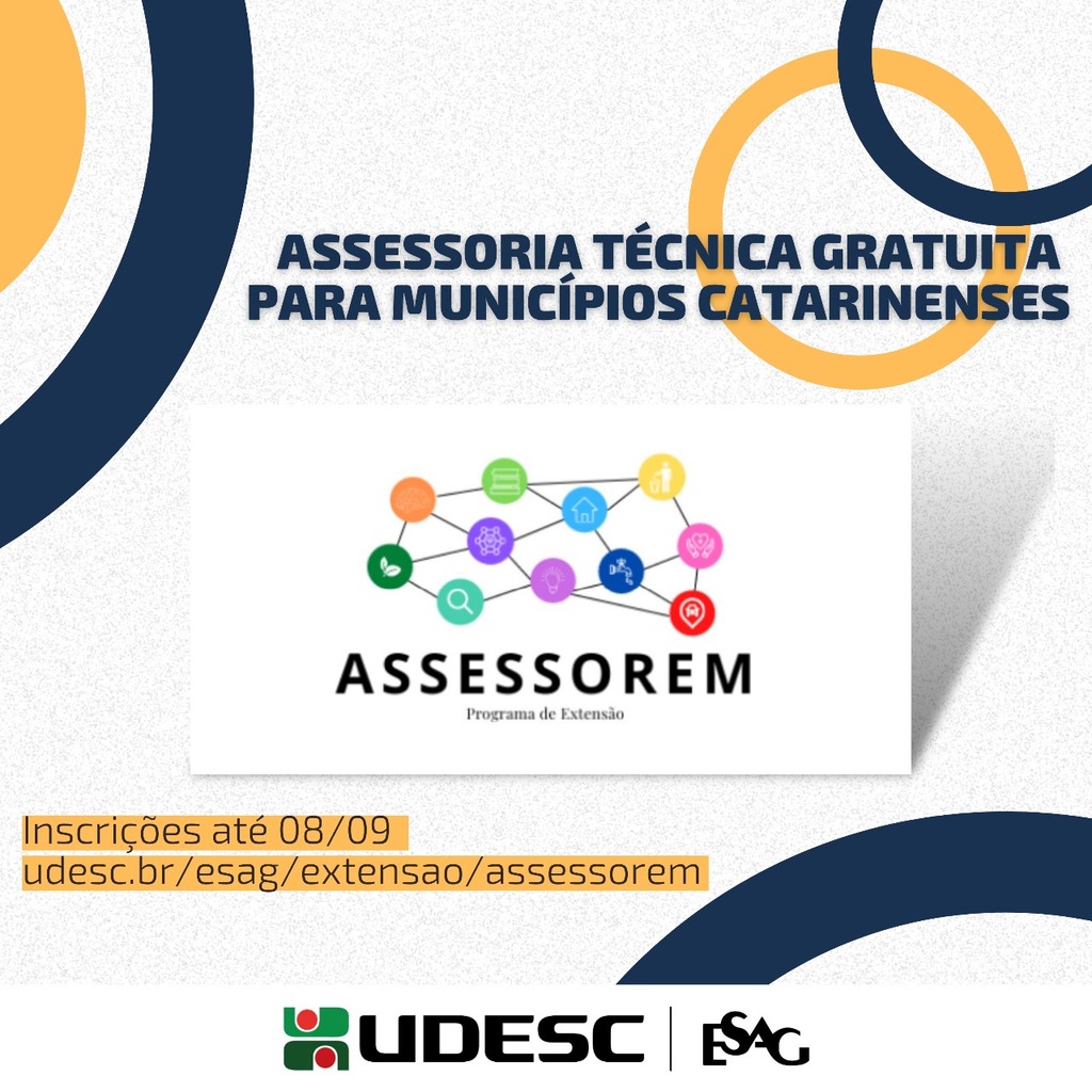 Udesc Esag abre inscrições para assessoria técnica gratuita a municípios de Santa Catarina