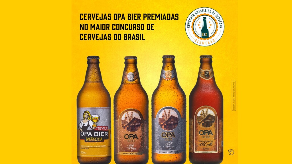 Opa Bier é consagrada melhor cervejaria do ano em concurso