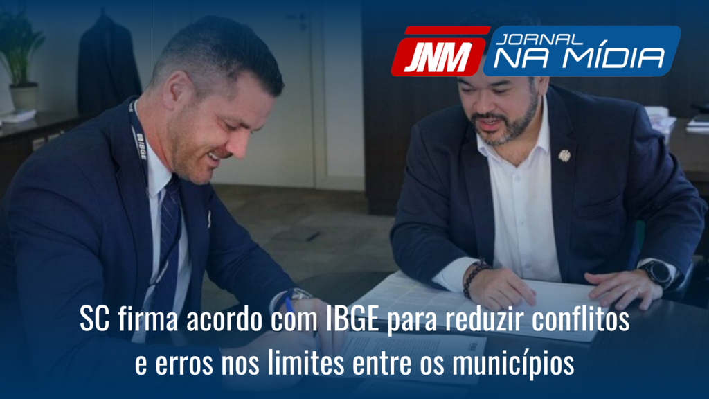 SC firma acordo com IBGE para reduzir conflitos e erros nos limites entre os municípios