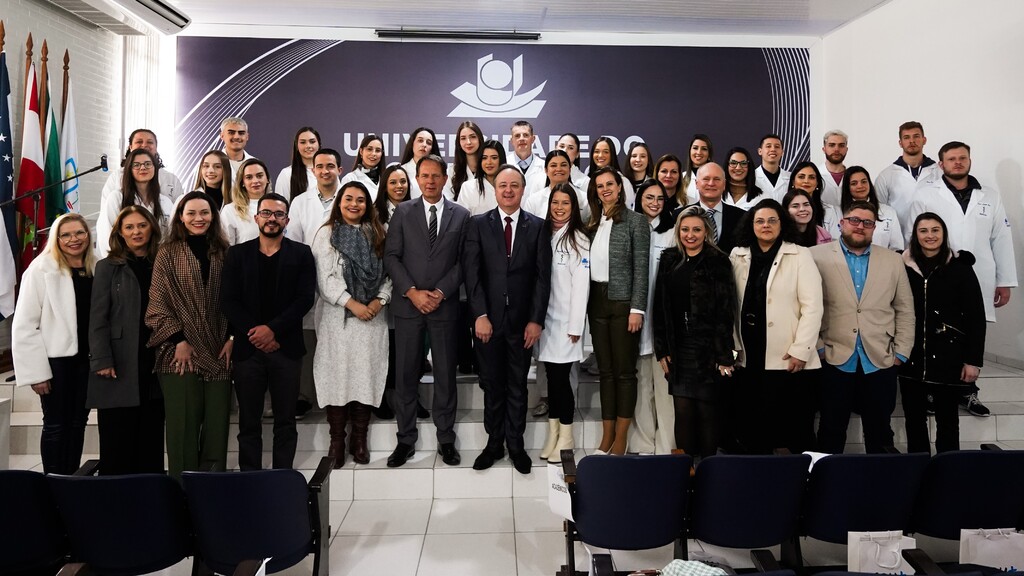 UNC realiza aula inaugural da primeira turma de Medicina da UNC Porto União