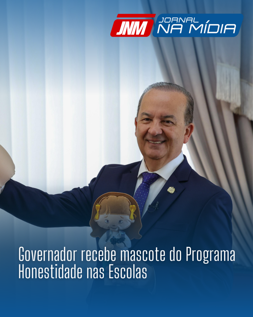 Governador recebe mascote do Programa Honestidade nas Escolas