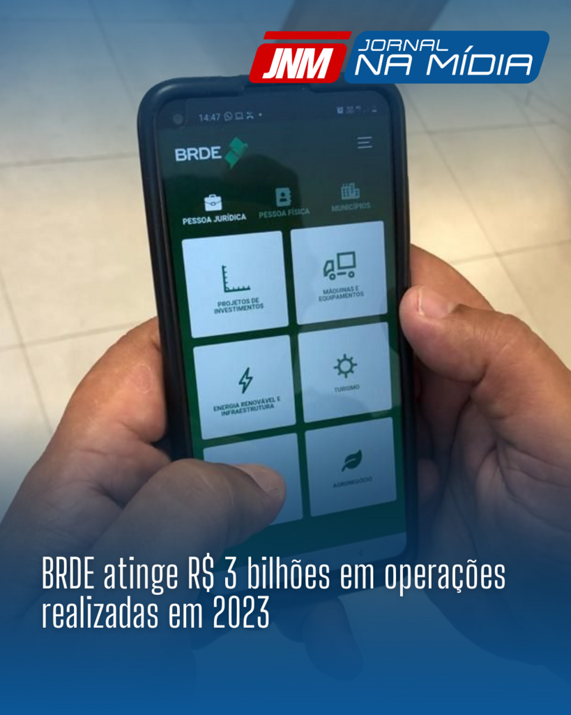 BRDE atinge R$ 3 bilhões em operações realizadas em 2023