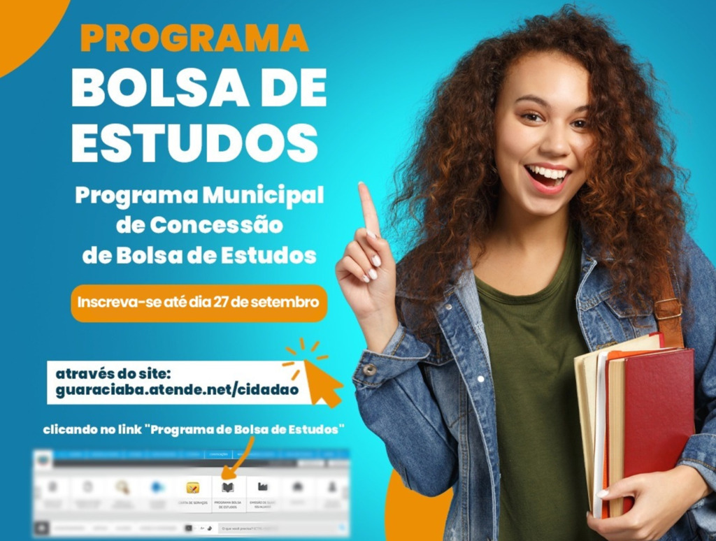 Abertas inscrições para segunda parcela do programa bolsa de estudos