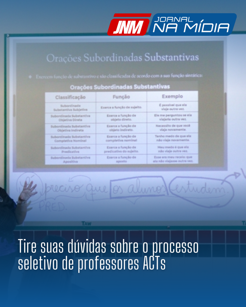 Tire suas dúvidas sobre o processo seletivo de professores ACTs