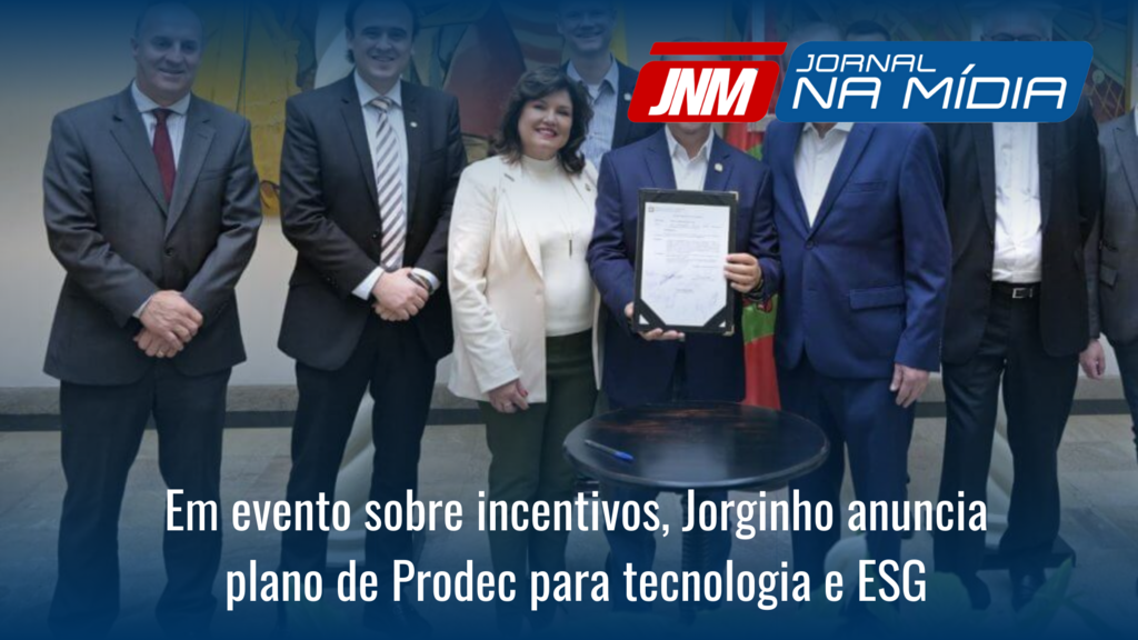 Em evento sobre incentivos, Jorginho anuncia plano de Prodec para tecnologia e ESG