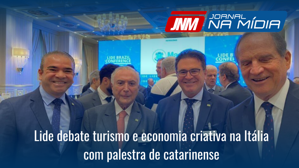 Lide debate turismo e economia criativa na Itália com palestra de catarinense