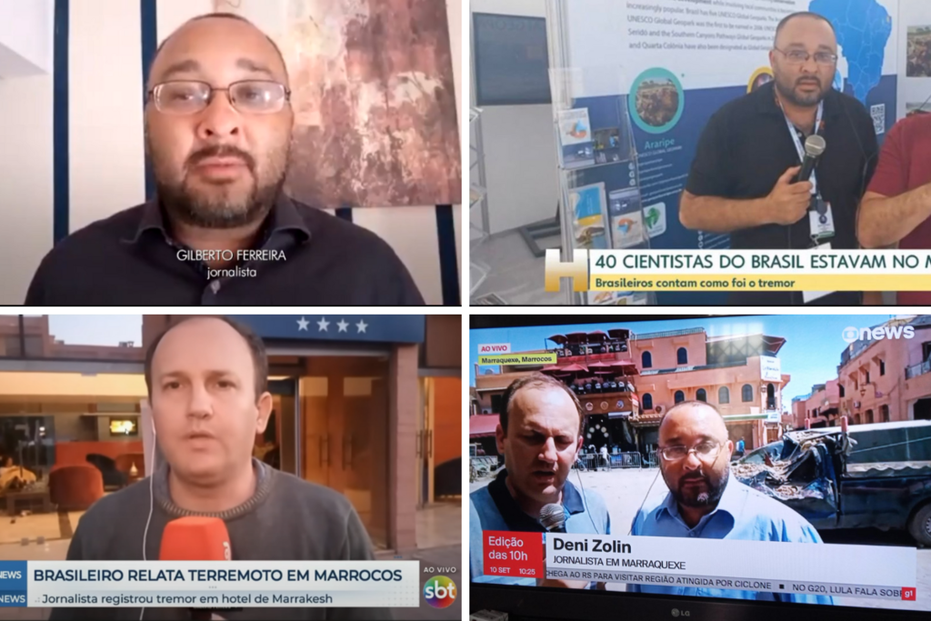 título imagem Jornalistas do Diário narram tragédia no Marrocos para veículos de comunicação do país e do mundo