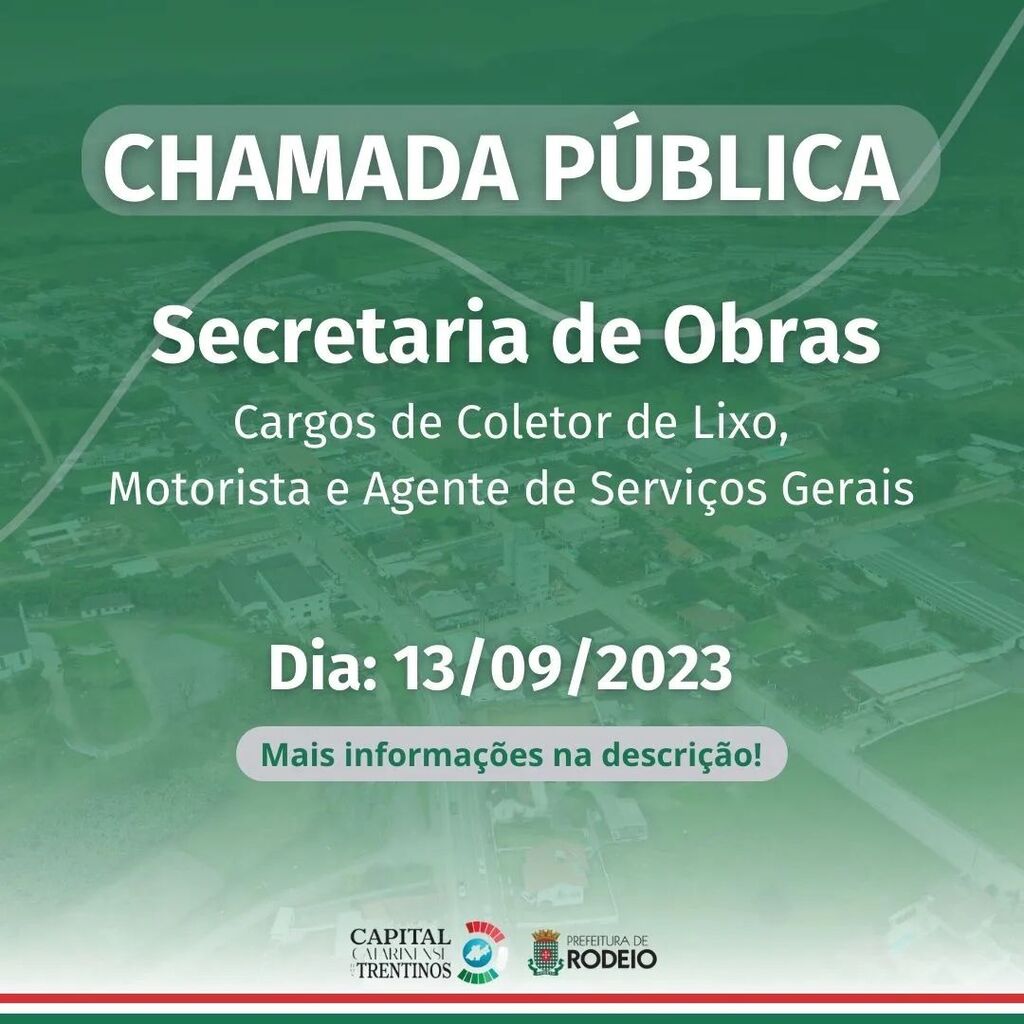 O Rodeense / Geral / Secretaria de Obras