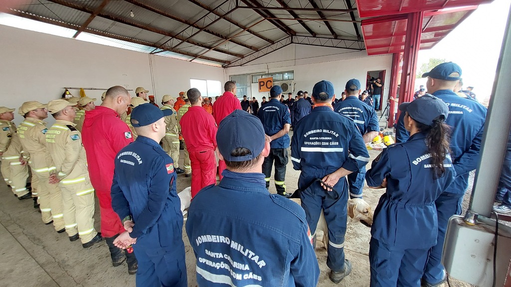 Foto: Soldado Gustavo Keller / CBMSC - 