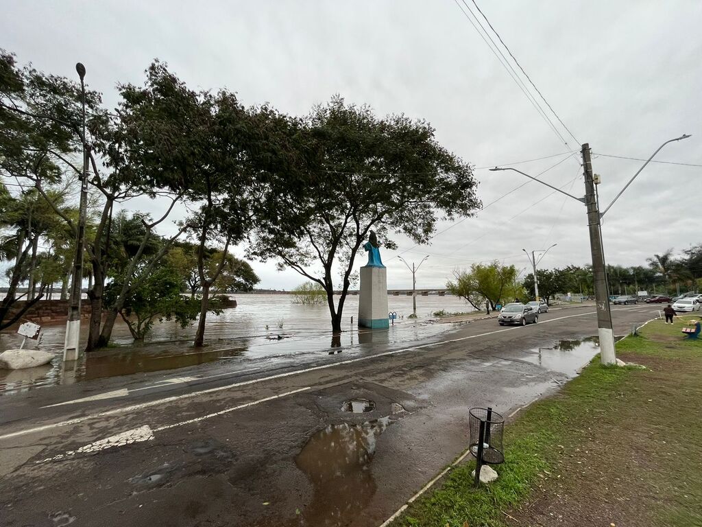 Nível do Rio Uruguai sobe na tarde desta terça-feira