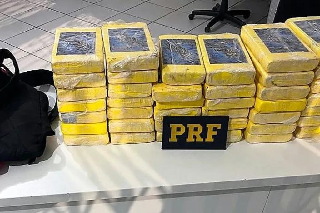  - Apreensão de cocacína pela Polícia Civil em Lages — Foto: PRF/ Divulgação