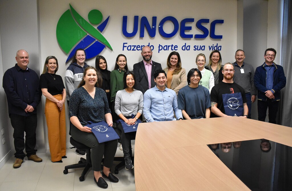 Unoesc Joaçaba recebe estudantes intercambistas dos Estados Unidos