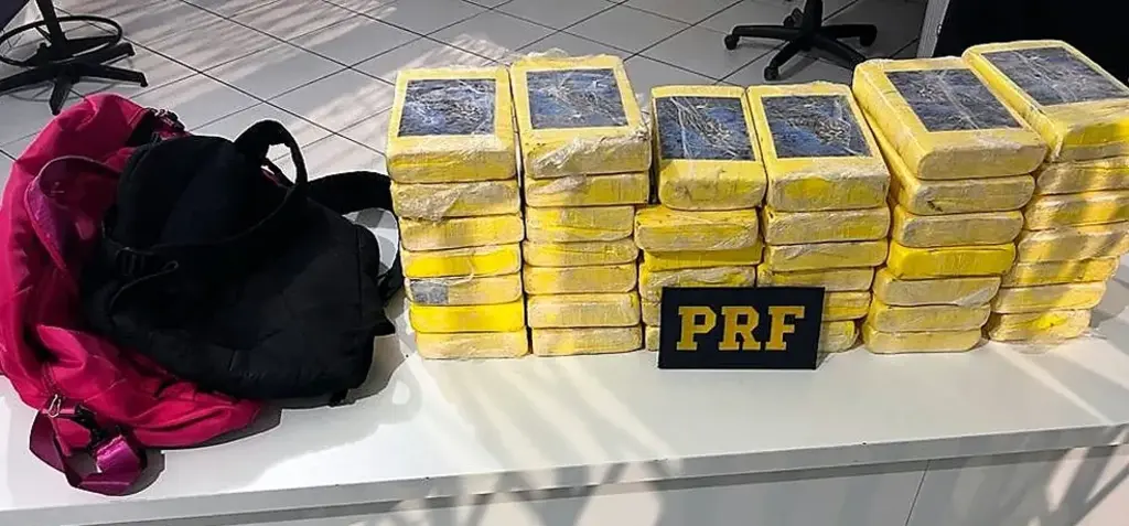 Mulheres são presas com carga de cocaína avaliada em R$ 7 milhões em SC